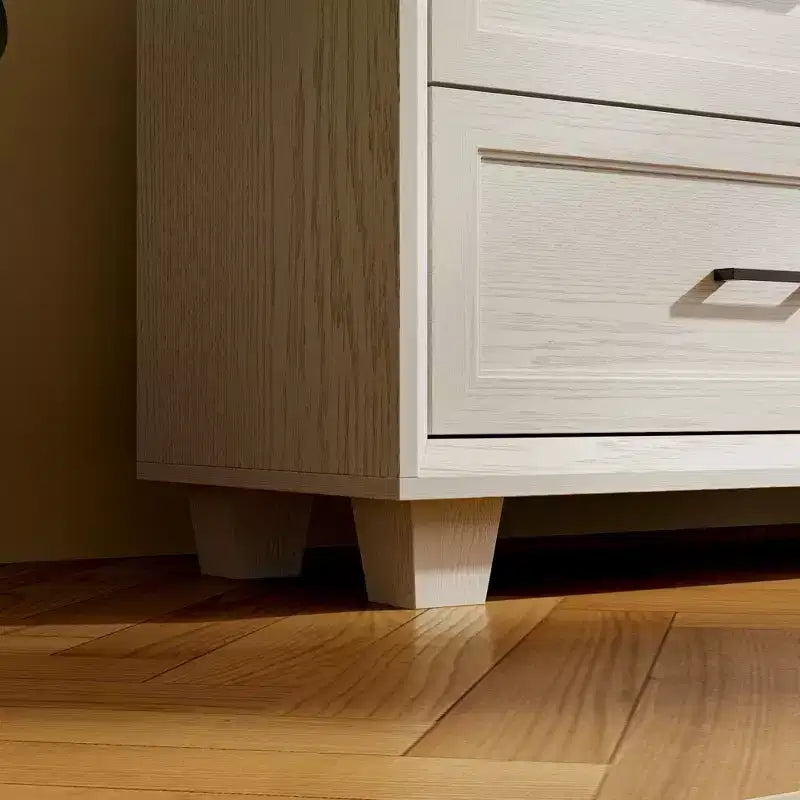Famapy Credenza a buffet per fattoria, armadio contenitore, comò, armadio decorativo con 6 cassetti, comò in legno bianco per camera da letto, soggiorno, corridoio