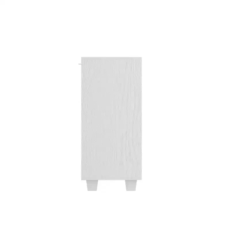 Famapy Credenza a buffet per fattoria, armadio contenitore, comò, armadio decorativo con 6 cassetti, comò in legno bianco per camera da letto, soggiorno, corridoio