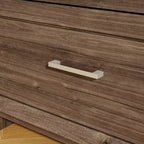Famapy Credenza a buffet per fattoria, armadio contenitore, comò, armadio decorativo con 6 cassetti, comò in legno bianco per camera da letto, soggiorno, corridoio