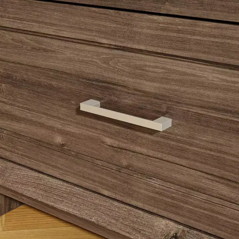 Famapy Credenza a buffet per fattoria, armadio contenitore, comò, armadio decorativo con 6 cassetti, comò in legno bianco per camera da letto, soggiorno, corridoio