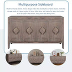 GDFStudio Betsy Mobile in Legno Anticato da 59'' con Ripiani Regolabili