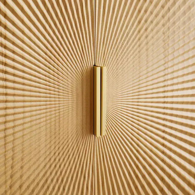 Madia Art Leon moderna in legno con decorazioni sulla porta a trama