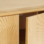 Madia Art Leon moderna in legno con decorazioni sulla porta a trama