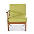 Christopher Knight Home Perla Salon de jardin 8 places en bois d'acacia avec coussins