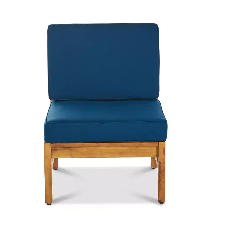 Christopher Knight Home Perla Salon de jardin 8 places en bois d'acacia avec coussins