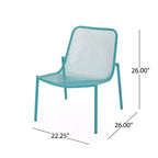 Christopher Knight Home Bucknell Set da 3 Pezzi Moderno da Esterno in Metallo