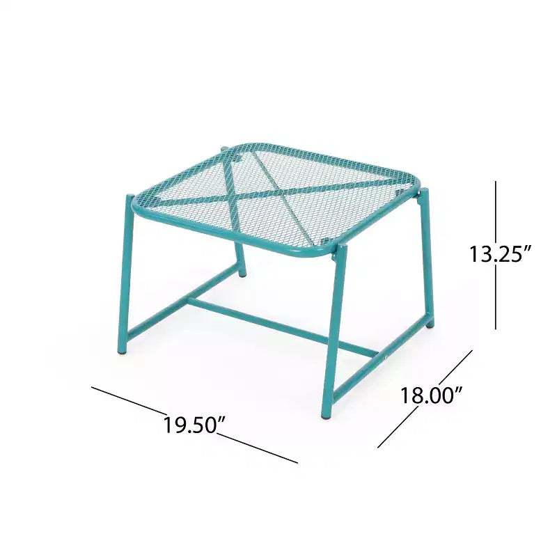 Christopher Knight Home Bucknell Set da 3 Pezzi Moderno da Esterno in Metallo