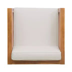 Christopher Knight Home Oana – Canapé d'angle d'extérieur 8 places en bois d'acacia avec coussins