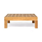 Christopher Knight Home Oana – Canapé d'angle d'extérieur 8 places en bois d'acacia avec coussins