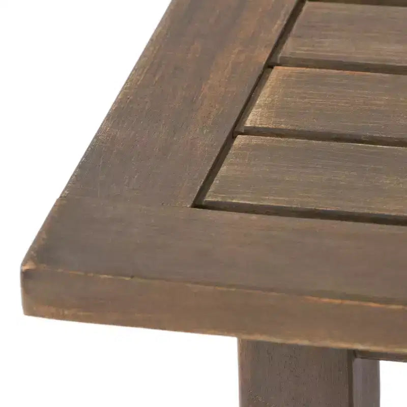 Set da conversazione con 3 pezzi: 2 sedie a dondolo reclinabili e un tavolino, Christopher Knight Home Sunview in legno di acacia da esterni