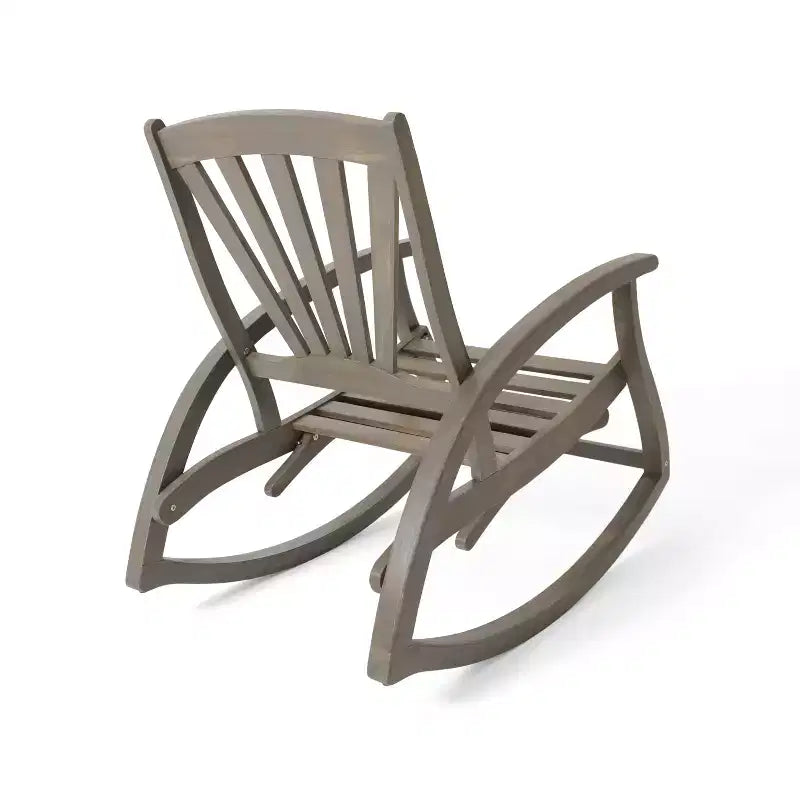 Set da conversazione con 3 pezzi: 2 sedie a dondolo reclinabili e un tavolino, Christopher Knight Home Sunview in legno di acacia da esterni