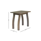 Christopher Knight Home Bruce Set Sdraio Regolabile da Esterno in Legno di Acacia con Tavolino e Design a Doghe