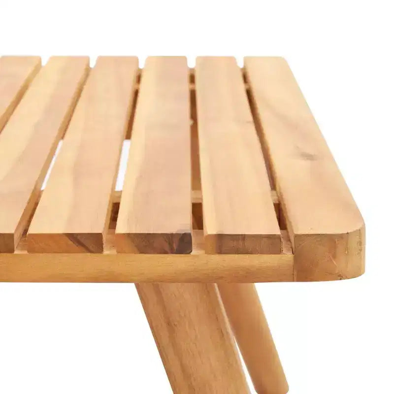 vidaXL Set Lounge da Esterno 4 pz - Mobili da Giardino in Legno Massello di Acacia con Cuscini e Tavolino da Caffè per Giardino, Terrazza, Patio.