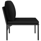 vidaXL Salon de jardin noir et anthracite