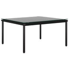 vidaXL Set Lounge da Esterno a 6 Pezzi con Cuscini - Set di Mobili Modulari Neri in PVC con Telaio in Acciaio - Ideale per Giardino, Patio e Spazi Esterni