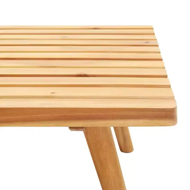 vidaXL Ensemble de salon de jardin 5 pièces – Bois d'acacia massif – Coussins amovibles et lavables – À monter soi-même – Parfait pour le jardin, la terrasse ou le patio