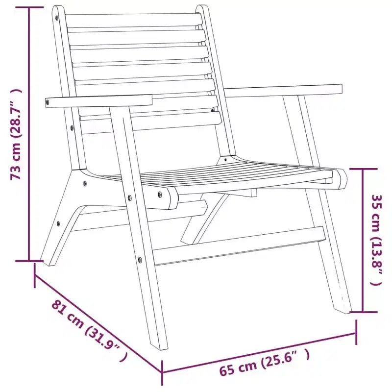 vidaXL Sedie da Giardino 2 pz in Legno Massello di Acacia - Sedie da Pranzo Marroni in Legno - Durevoli e Facili da Pulire - Sedie Relax per Giardino, Patio, Terrazza.