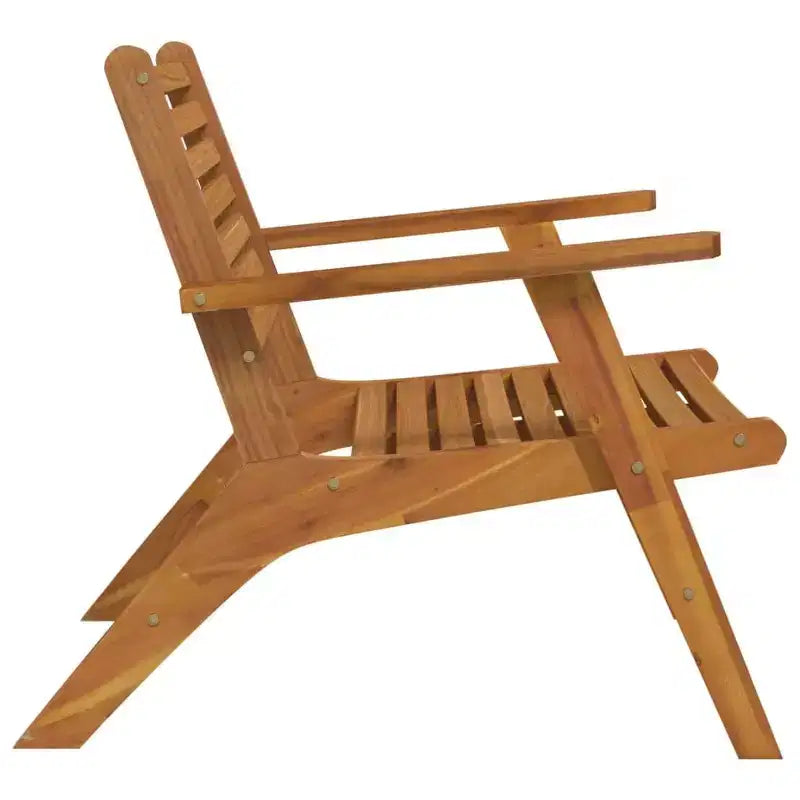 vidaXL Sedie da Giardino 2 pz in Legno Massello di Acacia - Sedie da Pranzo Marroni in Legno - Durevoli e Facili da Pulire - Sedie Relax per Giardino, Patio, Terrazza.