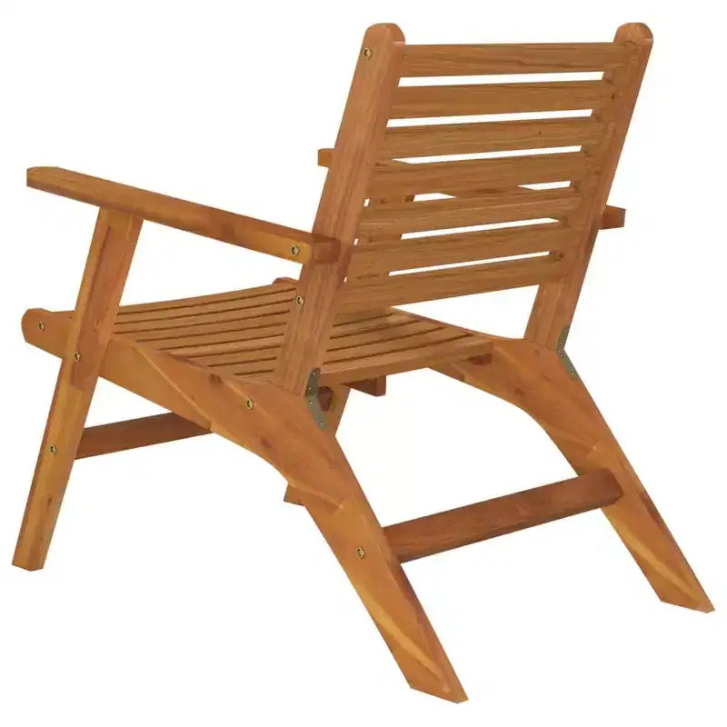 vidaXL Sedie da Giardino 2 pz in Legno Massello di Acacia - Sedie da Pranzo Marroni in Legno - Durevoli e Facili da Pulire - Sedie Relax per Giardino, Patio, Terrazza.