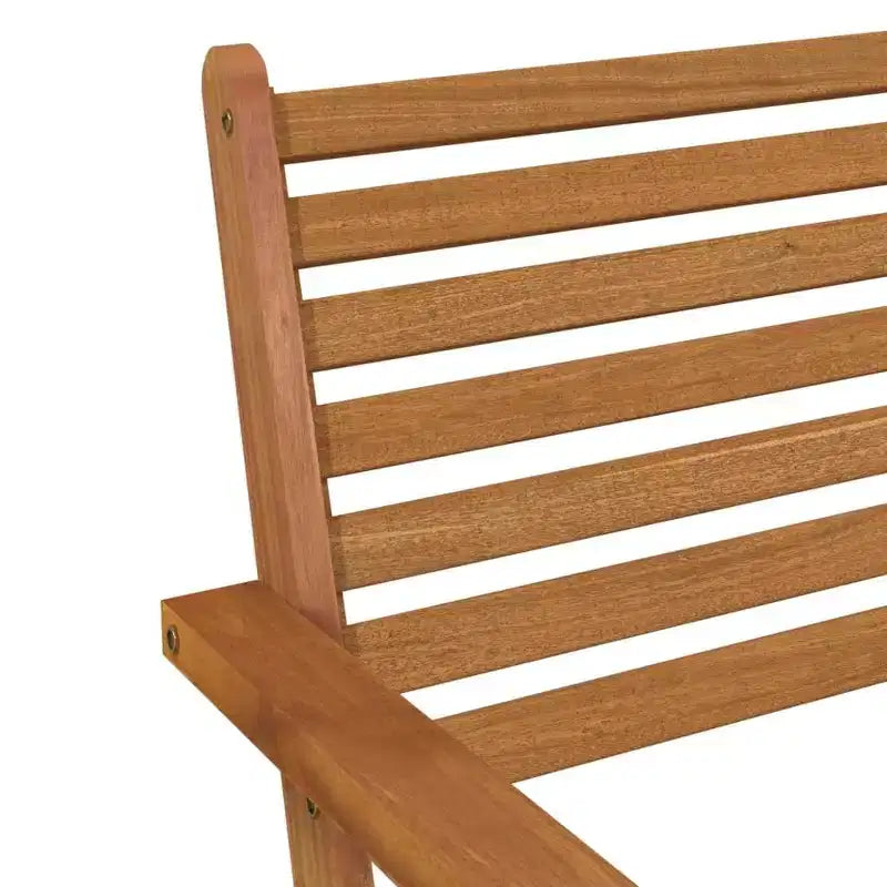 vidaXL Sedie da Giardino 2 pz in Legno Massello di Acacia - Sedie da Pranzo Marroni in Legno - Durevoli e Facili da Pulire - Sedie Relax per Giardino, Patio, Terrazza.