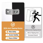 CLIHOME Lussuosa Scarpiera con 5 Gambe in Metallo, Mobile Porta TV Moderno con 4 Ripiani Regolabili per TV Fino a 70 Pollici, Credenza Minimalista