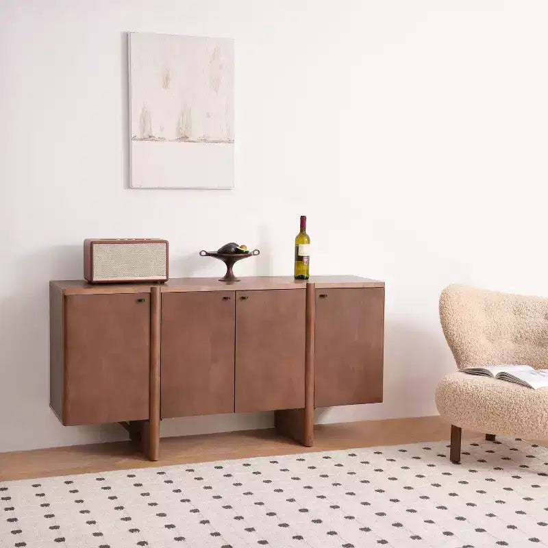 Christopher Knight Home Deslonde Credenza Moderna Minimalista in Legno Versatile