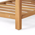 GDFStudio Laurier Salon de discussion d'extérieur 4 places en bois d'acacia avec coussins