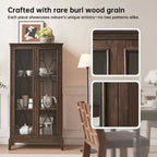 Buffet bas élégant avec pieds réglables et dispositif anti-basculement - Solution de rangement parfaite pour la salle à manger ou le salon
