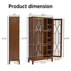 Buffet bas élégant avec pieds réglables et dispositif anti-basculement - Solution de rangement parfaite pour la salle à manger ou le salon