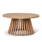 Set da 2 mobili da giardino con divano a 3 posti in rattan grigio lungo 67,5 e tavolo rotondo in legno di acacia da 31,5