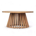 Set da 2 mobili da giardino con divano a 3 posti in rattan grigio lungo 67,5 e tavolo rotondo in legno di acacia da 31,5