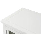 MAYEERTY Bahut de rangement avec étagère inférieure style ferme pour salon blanc