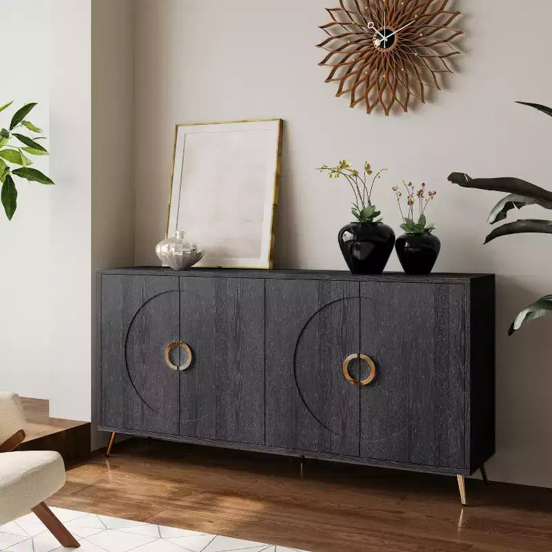 Credenza laccata a 4 ante - Contenitore per soggiorno o sala da pranzo