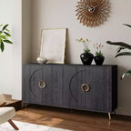 Credenza laccata a 4 ante - Contenitore per soggiorno o sala da pranzo