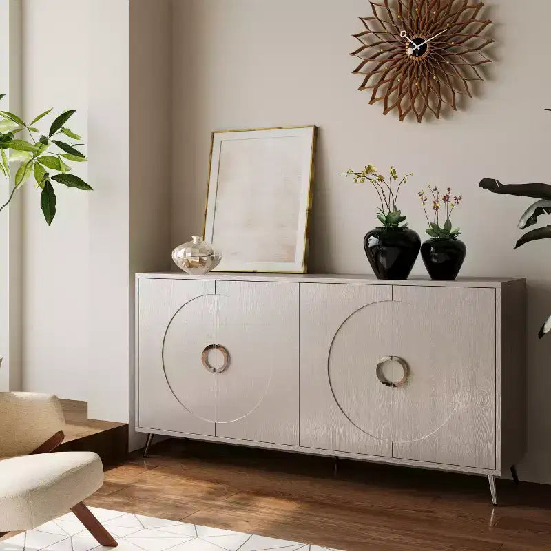 Credenza laccata a 4 ante - Contenitore per soggiorno o sala da pranzo