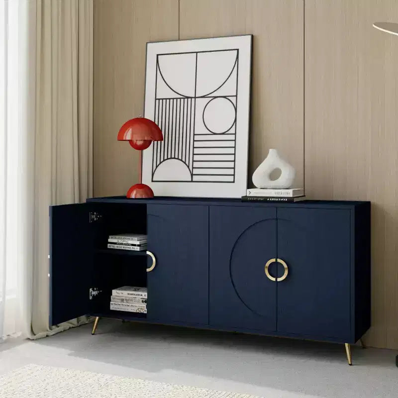 Credenza laccata a 4 ante - Contenitore per soggiorno o sala da pranzo