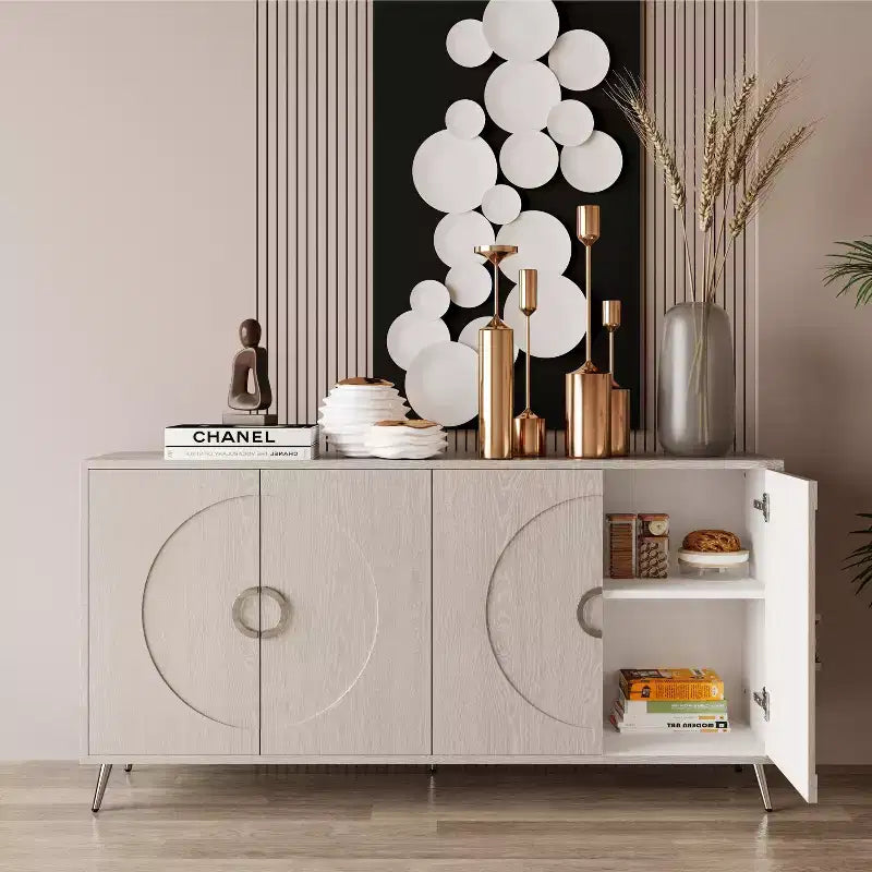Credenza laccata a 4 ante - Contenitore per soggiorno o sala da pranzo