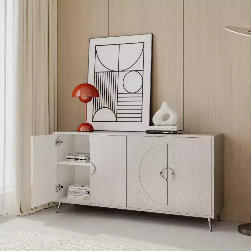 Credenza laccata a 4 ante - Contenitore per soggiorno o sala da pranzo