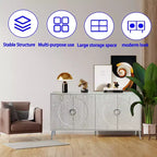 Credenza laccata a 4 ante - Contenitore per soggiorno o sala da pranzo