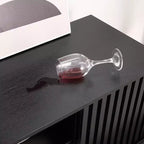 Mobile porta TV Mid Century Modern per TV fino a 65 pollici, mobile TV centro di intrattenimento con ante scorrevoli e vani portaoggetti per soggiorno camera da letto, nero