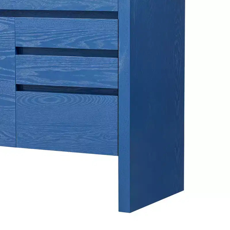 Buffet Merax à 3 portes avec 3 tiroirs et une étagère semi-ouverte