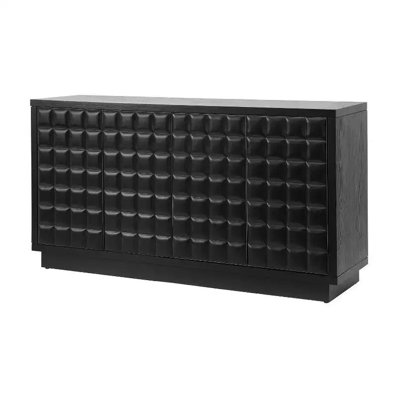Christopher Knight Home Viviana, mobile contenitore moderno da 148,8 cm con 4 ante e ripiani regolabili