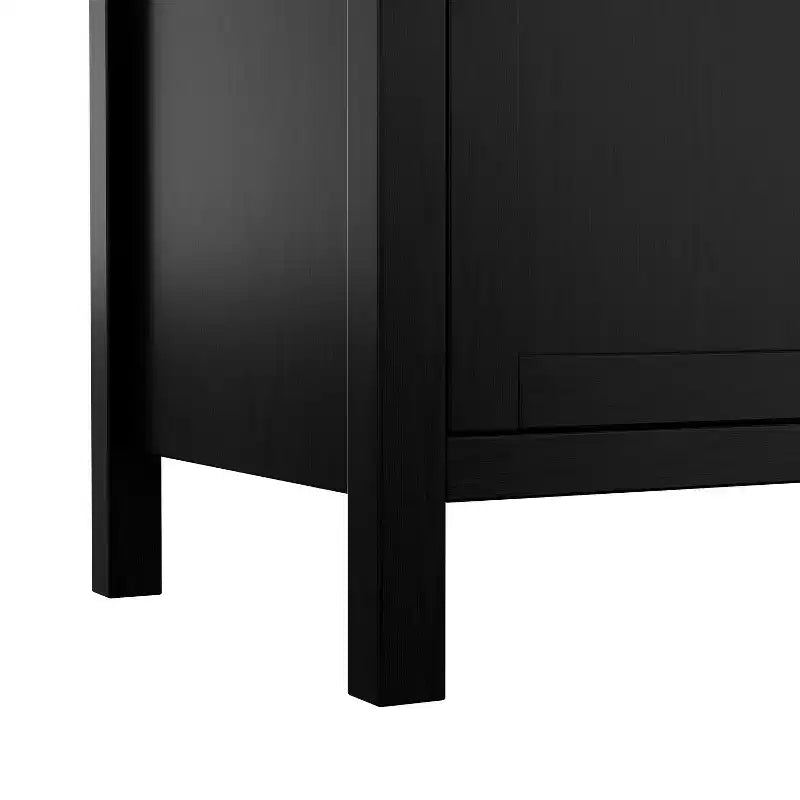 55.12 Grande Credenza a Buffet con Contenitore, Credenza a Buffet con Ante in Vetro