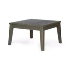 Ensemble de canapé d'angle 6 places et fauteuil club d'extérieur en bois d'acacia GDFStudio Parma avec coussins