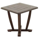 Set divani da esterno Avalon in teak FSC, 3 pezzi, include: due poltrone girevoli e un tavolino quadrato