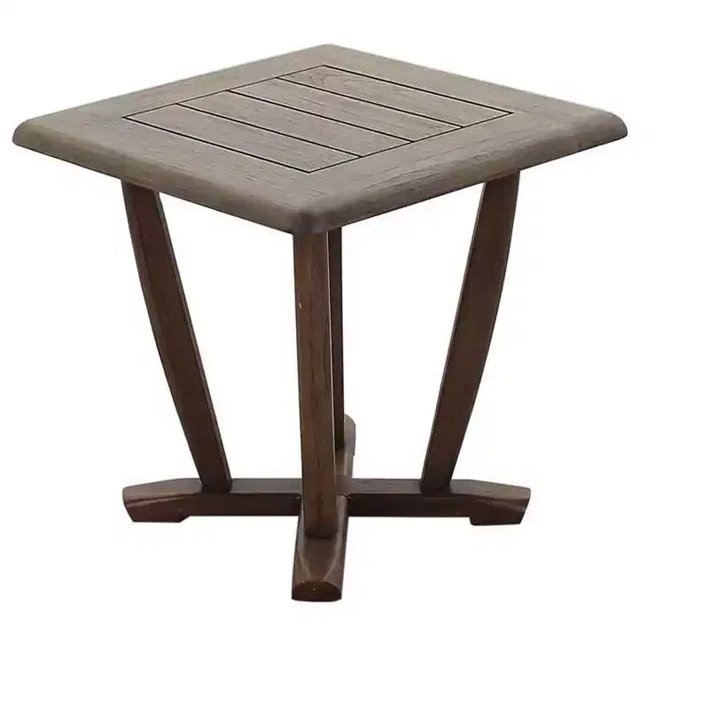 Set divani da esterno Avalon in teak FSC, 3 pezzi, include: due poltrone girevoli e un tavolino quadrato