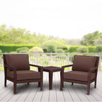 Courtyard Casual Bridgeport II Set Lounge 3 pz include: Due poltrone e un tavolino