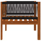 vidaXL Salon de jardin crème Bois d'acacia massif Grand salon de jardin
