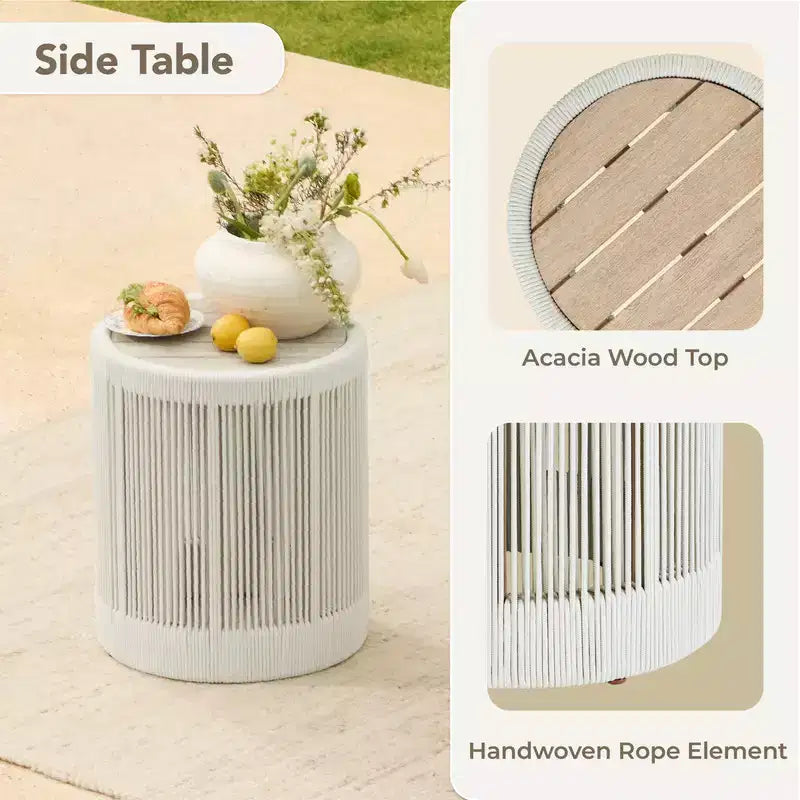 Meubles de patio extérieurs en bois d'épicéa et de printemps