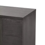 Hostack Madia in Legno con Mobiletto, Ripiani Regolabili e Maniglie Dorate per Sala da Pranzo e Soggiorno, Tortora